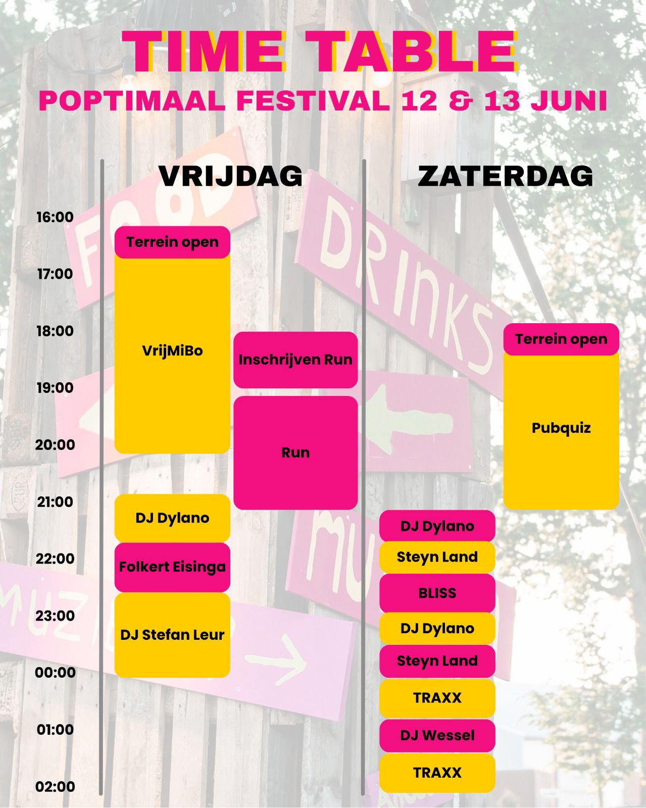 Poptimaal 12 en 13 Juni